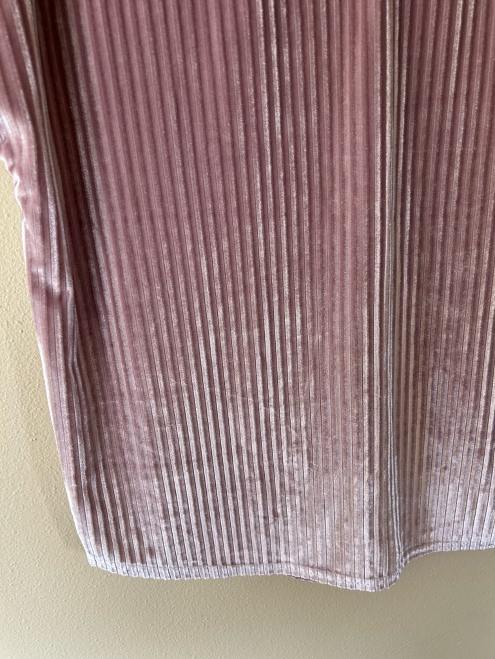 📦LAST CHANCE DONATING📦 She + Sky | Mauve Velvet Short Sleeve Top - Picture 3 of 7